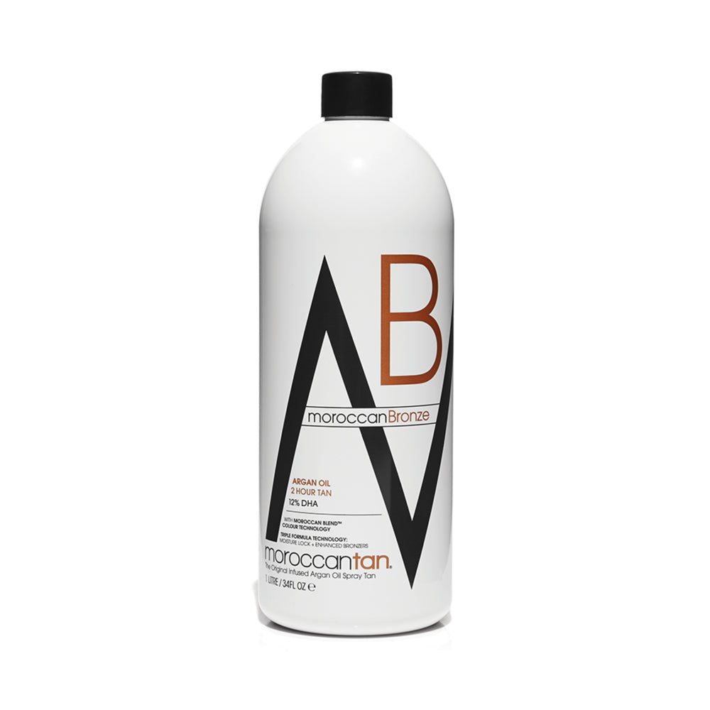 Bronze 2-Hour 12% DHA Green Base Moroccan Tan 1 Litre
