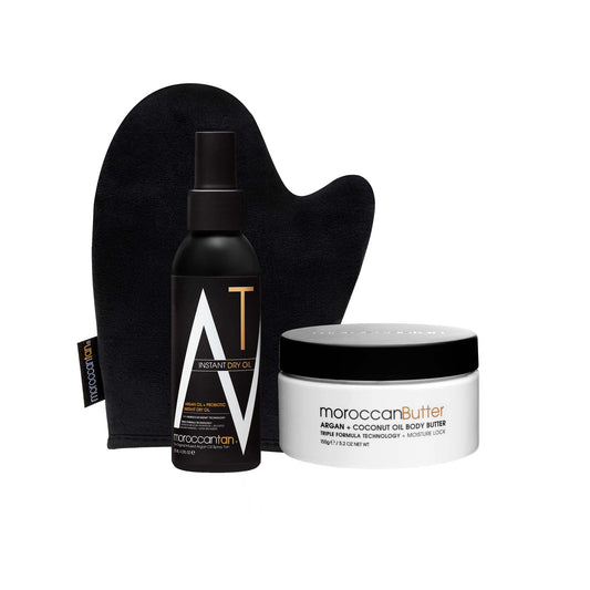 Moroccan Tan Instant Dry Oil Gift Set